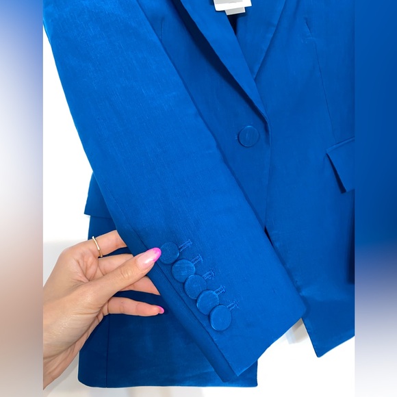 VERONICA BEARD NWT Dickey Jacket Tall & Lean Cerulean Size 4 - Picture 8 of 10